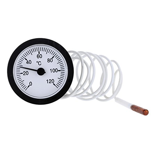 Thermometer Kapillar-Temperaturanzeige 0-120c Wasser & Öl 1,5 Meter Sensor - 6