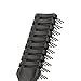 TOOGOO(R)Anti-static Hair Comb Half Round Hair Styling Brushes Black