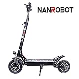 NANROBOT D4 + 2000 W Adulte Trottinette électrique Pliable et léger avec 70 km Batterie jusqu'à Longue portée 65km/h D4 + 23AH Version sans siège