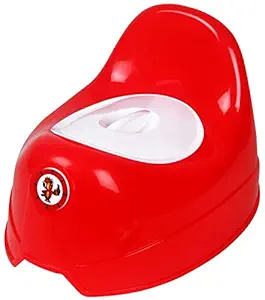 Tucute Supplies Potty Toilet Trainer Seat/Chair with Lid and High Back Support for Toddler Boys Girls (Age 7 Months to 1.5 Years) (Multi Colour)