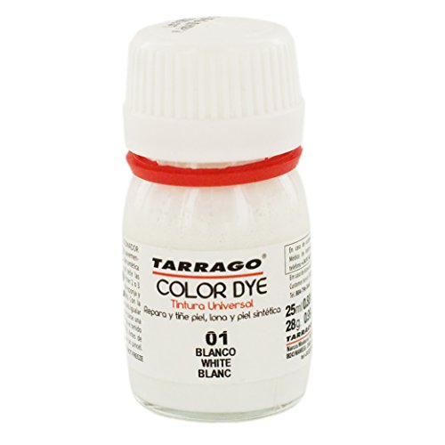 Tarrago Color Dye 25ml, Zapatos y Bolsos Unisex Adulto, Blanco (White 01), 20 mL