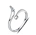 Produktbild Galwaygirls Ring Weiblichen 925 Sterling Silber Mode Engel Kreative Öffnung Einstellbar