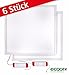 Produktbild ECOOR 6x LED Panel SLIM 60x60cm Deckenbeleuchtung 37W Bürodeckenleuchte 3330lm 4000K Tageslicht inkl. Befestigungsclips und Transformator, Energieklasse A+++