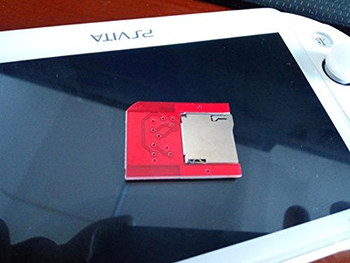 Para PsVita tarjeta de juego a Micro SD TF tarjeta adaptador de transferencia Push para expulsar para PSVita sd2vita 1000  2000  henkaku 3 60  Juego accessor       rojo