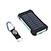 Produktbild GailMontan 300000mAh Dual USB Portable Solar Battery Charger Solar Power Bank - Black Blue