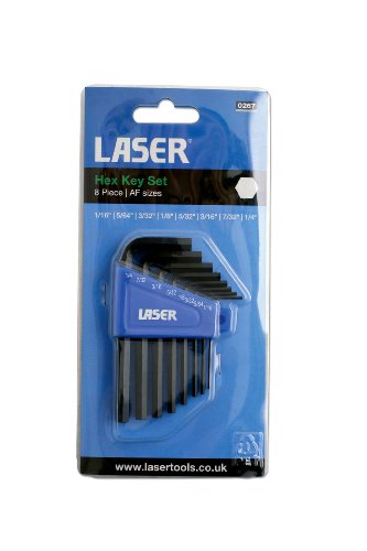 Laser 0267 Innensechskant-Schraubendreher 8 Stück - 2