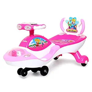 Her Home Galaxy - DX Twist and Swing Magic Car Ride On for Kids with Double Music and Lights for Boys and Girls ( 1 Year to 4 Years)