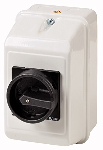 Preisvergleich Produktbild Eaton 201715 Hauptschalter, Stahlgehäuse, 3P, 32A, Griff schwarz, Abschliessbar