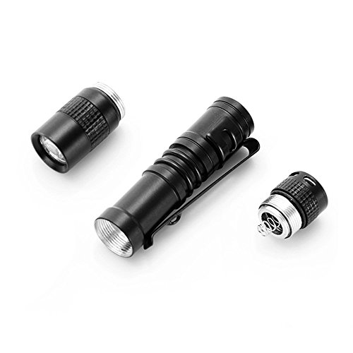 DearDeal LED Taschenlampe 500 Lumen Mini Flashlight Schwarz - 6