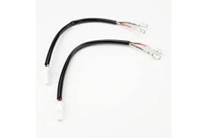 Aharon Moto 12V Adaptateur de câble de rallonge pour clignotants LED moto | Compatible avec les motos KTM GasGas Husqvarna Ducati & Suzuki | Connecteur | Etanche, accessoires pour motos