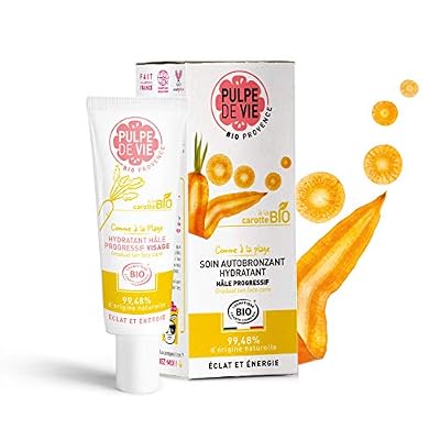 Pulpe de Vie - PV7 - Comme à la Plage Visage - Soin Visage Hydratant et Autobronzant Progressif - 30 ml