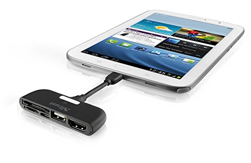 Trust TV-Anschlussset mit Kartenleser für Samsung Galaxy Tablet schwarz - 2