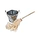 Produktbild 1/12 Puppenhaus Miniatur Küche Garten Zubehör Mop Bucket Set