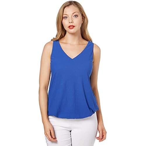 Amazon.co.uk ladies bubble hem tops
