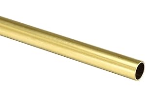 MACHSWON Tube rond en laiton H65 tubes en cuivre 200 mm de longueur 28 mm de diamètre extérieur 2 mm d'épaisseur Tube droit sans couture