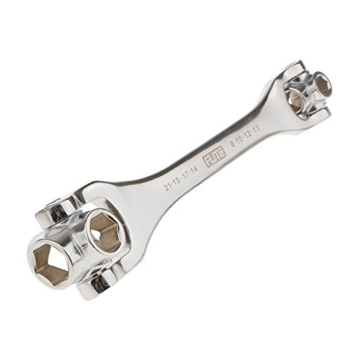 Gazechimp 8-21mm 8-in-1 Hundeknochen Hex Ratsche Schwenkkopf Schraubenschlüssel Heimwerker Reparatur Werkzeug