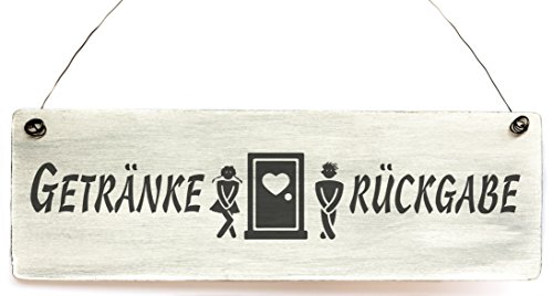 Shabby Dekoschild EIN LEBEN OHNE NUTELLA Holzschild Geschenk Vintage - 5