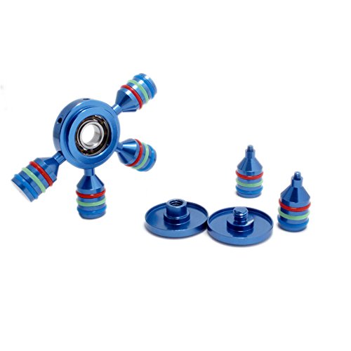 Petansy Neueste Stil Sechs Arm Hände Fidget Spinner Spielzeug Stress Reducer für Stress Relief, ADHS, Angst & Rave / EDM - 2