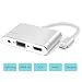 Produktbild Lightning to HDMI/VGA / Audio Adapter Converter Cable with Micro USB Charging Cable + 3.5mm Audio Port for iPhone 5/6 / 6S / 7Plus / iPad/iPod (Lightning Port Must be Connected) (Silber)