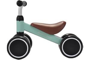 ‎BANDITS & ANGELS Bandits & Angels Laufrad Little Starter für 1 Jahr - Lauflernrad - Vierrad - Pannenfreie Reifen - Metall - Geburtsdag Geschenk - CE