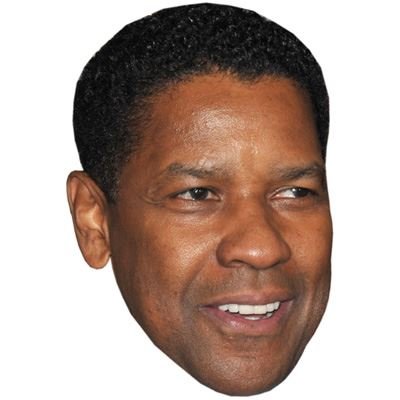 Preisvergleich Produktbild Denzel Washington Maske aus Pappe