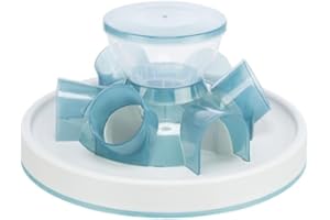 TRIXIE interaktives Intelligenzspielzeug für Katzen "Cat Activity Strategie-Spiel Tunnel Feeder, ø 28 × 14 cm, Mehrfarbig - 46002