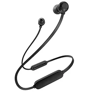 Shopdeal Wireless Bluetooth for Philips E1500 Sports Bluetooth with Deep Bass and Neckband, Hands-Free Calling, Inbuilt Mic with Long Battery Life and Flexible Headset- Black