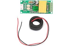 EUJGOOV AC 80-260V 100A Módulo de Monitoreo Eléctrico, PZEM-004T V3 Tablero de Medidor de Potencia Multifunción Probador de Corriente de Voltaje de Potencia con CT