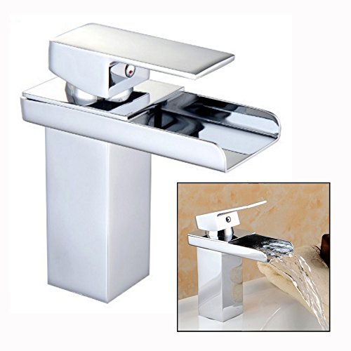 Preisvergleich Produktbild Itian Kurzer Wasserfall Waschtischarmatur,für Badezimmer Waschbecken Wasserhahn