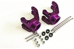 EPTNNASO CrazyRacer for Savage XL, Flux, X 4.6 Aluminum Heavy Duty Rear Hub Carrier Set Purple