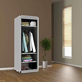 Prado Slim Fit Variant Steel Profile Cloth Cabinet Gray