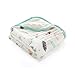 Produktbild 100% Musselin Baumwolle Decke Doppelte Schichten Baby Jungen und Mädchen Swaddle & Receiving blanket-unisex Große 120x150 cm, Dick Warme Babydecke Pucktuch Packungen für Neugeborene, Feder