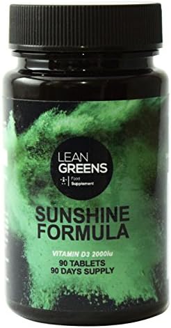 Vitamin D3 2000IU - Sunshine Formula by Lean Greens - epic for winter health