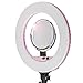Produktbild LED Foto Video Ringleuchte Ringlicht in Pink Bi-Color Dimmbar 18 Zoll / 45cm 74w 3200-5800K CRI90"Life of Photo"