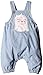 Pumpkin Patch Baby-Girls Happy Owl Dungarees, Blue (Denim), 12-18 Months