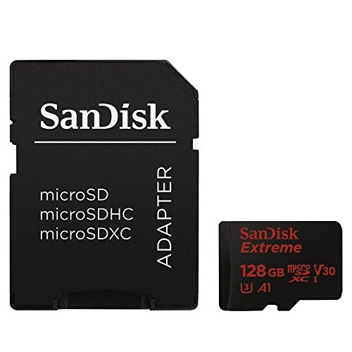 SanDisk Extreme PRO 128GB, microSDXC Classe 10, U3, V30, A1, velocitÃ  di lettura fino a 100MB/s
