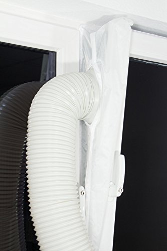 Fensterabdichtung /-Lock /-Luftvorhang /-Schleuse für mobile Klimageräte, Entfeuchter oder Ablufttrockner an alle Fensteröffnungen an Dach und Wand – hot air stop - 2