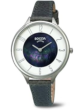 Boccia Damen-Armbanduhr Analog Quarz Leder 3240-01