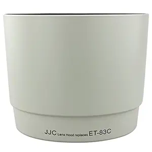 JJC replacement Canon ET-83C White Lens Hood for Canon EF 100-400mm f/4.5-5.6L IS USM
