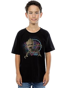 Marvel Jungen Guardians of the Galaxy Neon Groot T-Shirt