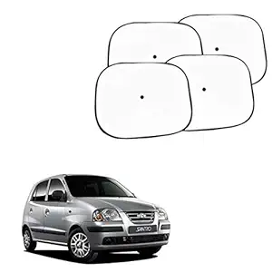 Car Window Shade, Auto Sunshade for Blocking UV Ray and Protecting Sunshade for Hyundai Santro (Set of 4)