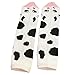 Baby Kids Boys Girls FUN ANIMAL Leg Warmer Christmas Gift (White Cow)