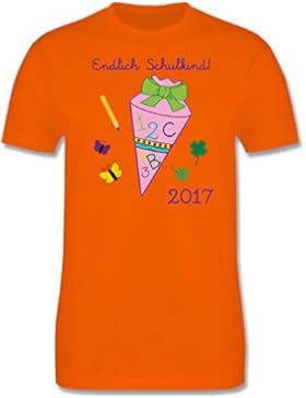Einschulung - Endlich Schulkind 2017 Mädchen - Kinder T-Shirt