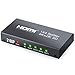 Price comparison product image Neoteck 2160P 4Kx2K 4 Way HDMI Splitter HD Hub Smart Splitter Box HDMI Splitters 1 in 4 out 3D Active Amplifier Switcher for HDTV PC SKY Box Projector PS2 PS3 PS4 XBox360 Blu-ray DVD
