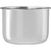 Goldlion Stainless Steel Inner Pot Compatible with Ninja Foodi 8 Quart Accessories Replacement Insert Liner