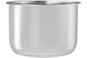 Goldlion Stainless Steel Inner Pot Compatible with Ninja Foodi 8 Quart Accessories Replacement Insert Liner