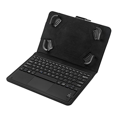 JETech® Bluetooth Drahtlose Tastatur Lederner Smart Hülle mit Touchpad für 9 Zoll und 10 Zoll Tablet-PC, einschließlich Samsung Galaxy Tab 3, Tab 4, Tab A, Tab S2 9.7 10.1 und mehr - 4