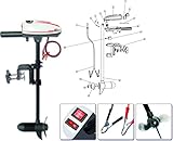 Gewicht 2,45kg, 12V, 60cm Schaftlänge, 500kg max. Bootsgewicht
