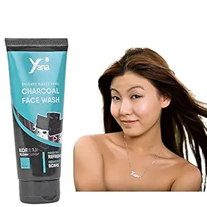 YANA INSTANT WHITENING CHARCOAL FACE WASH / FACE WASH FOR ACNE BOYS ORGANIC