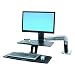 Produktbild ERGOTRON WorkFit-A mit tiefer gelegter Tastaturablage mittelgrosser Monitor HD bis 68,6cm 27Zoll max.11kg. Anhebung bis 63cm